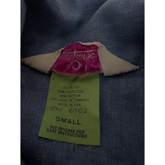 Vtg Evelyn Pearson Jumpsuit Size Small Romper Country 70s 80s Country Glam Disco - Picture 8 of 16